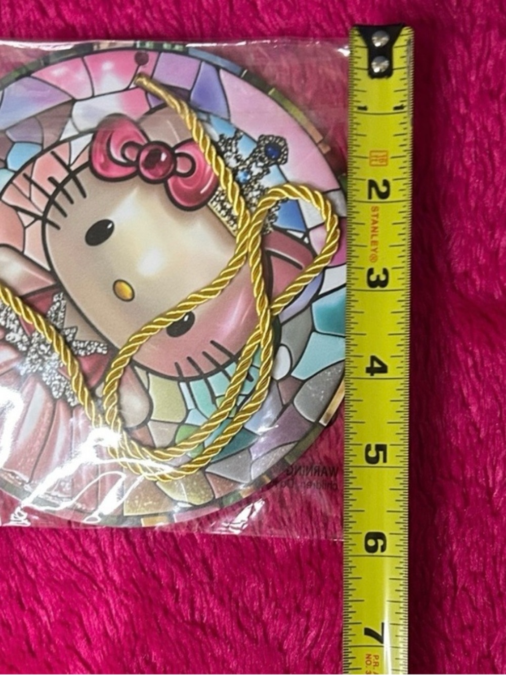 Hello Kitty stained glass wall art - Picture 2 of 3